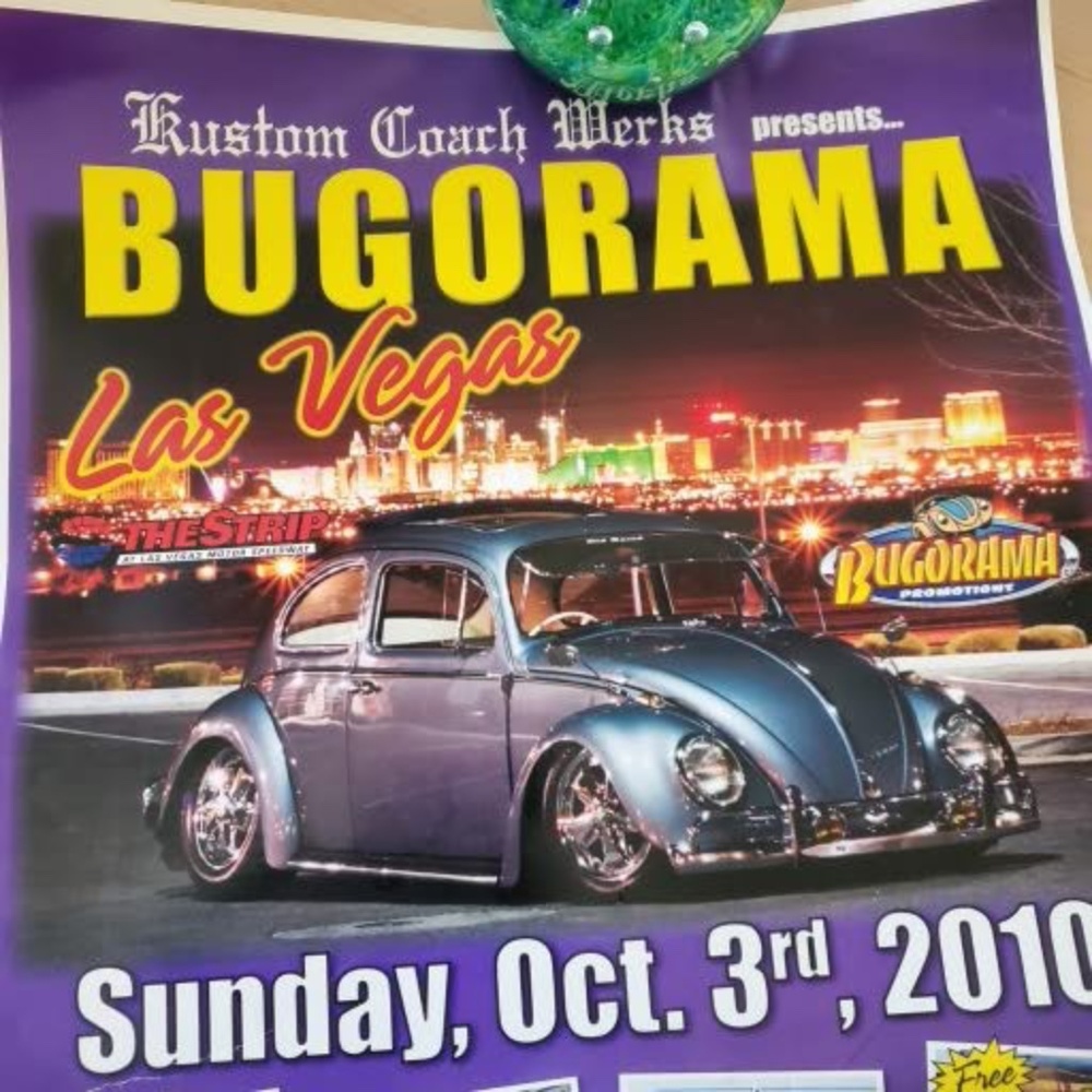 2010 BUGORAMA Las Vegas Nevada Poster Las Vegas Motor Speedway - Picture 2 of 4